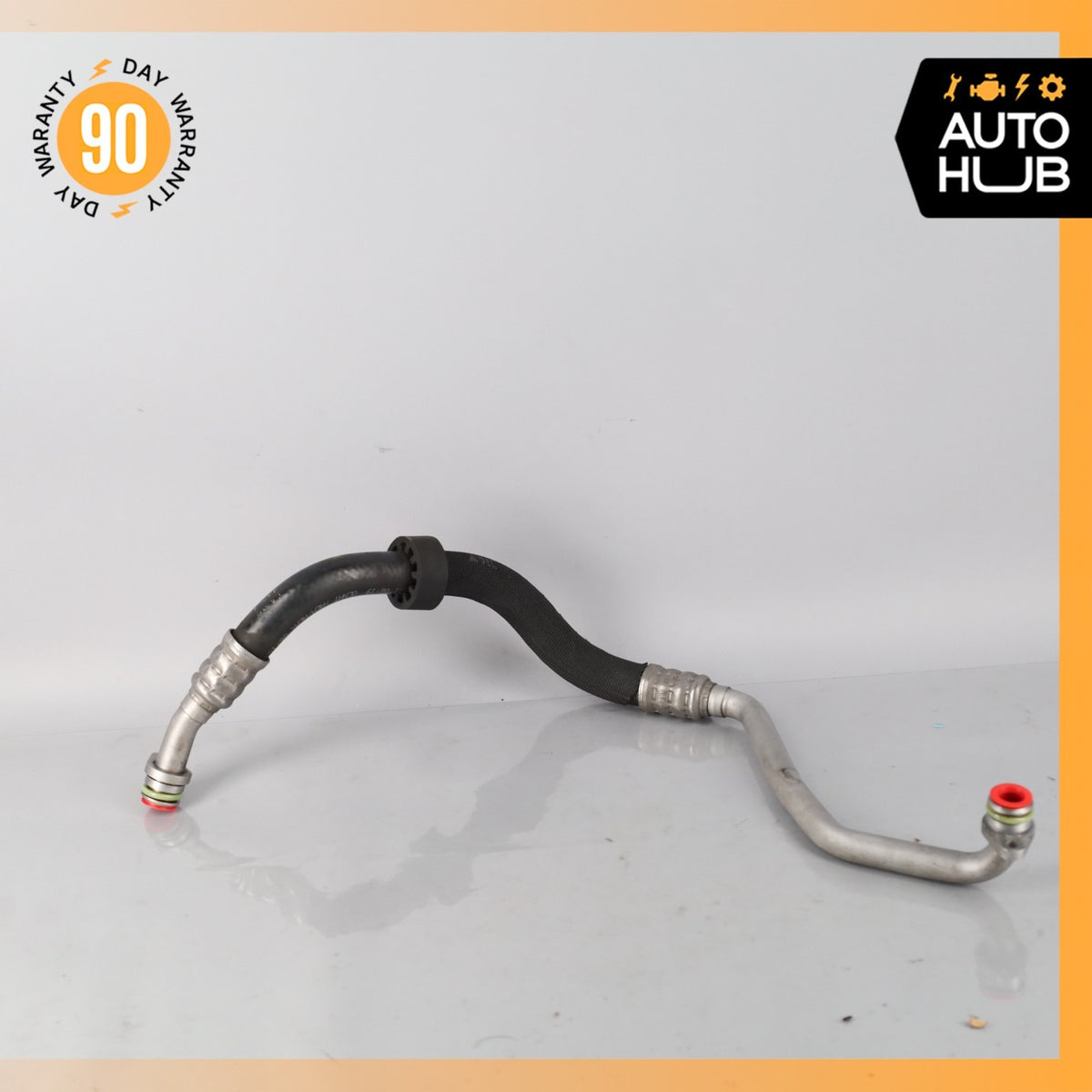 07-11 Mercedes W164 ML63 Engine Right Oil Cooler Hose Line Pipe 1561800182 OEM - photo 1