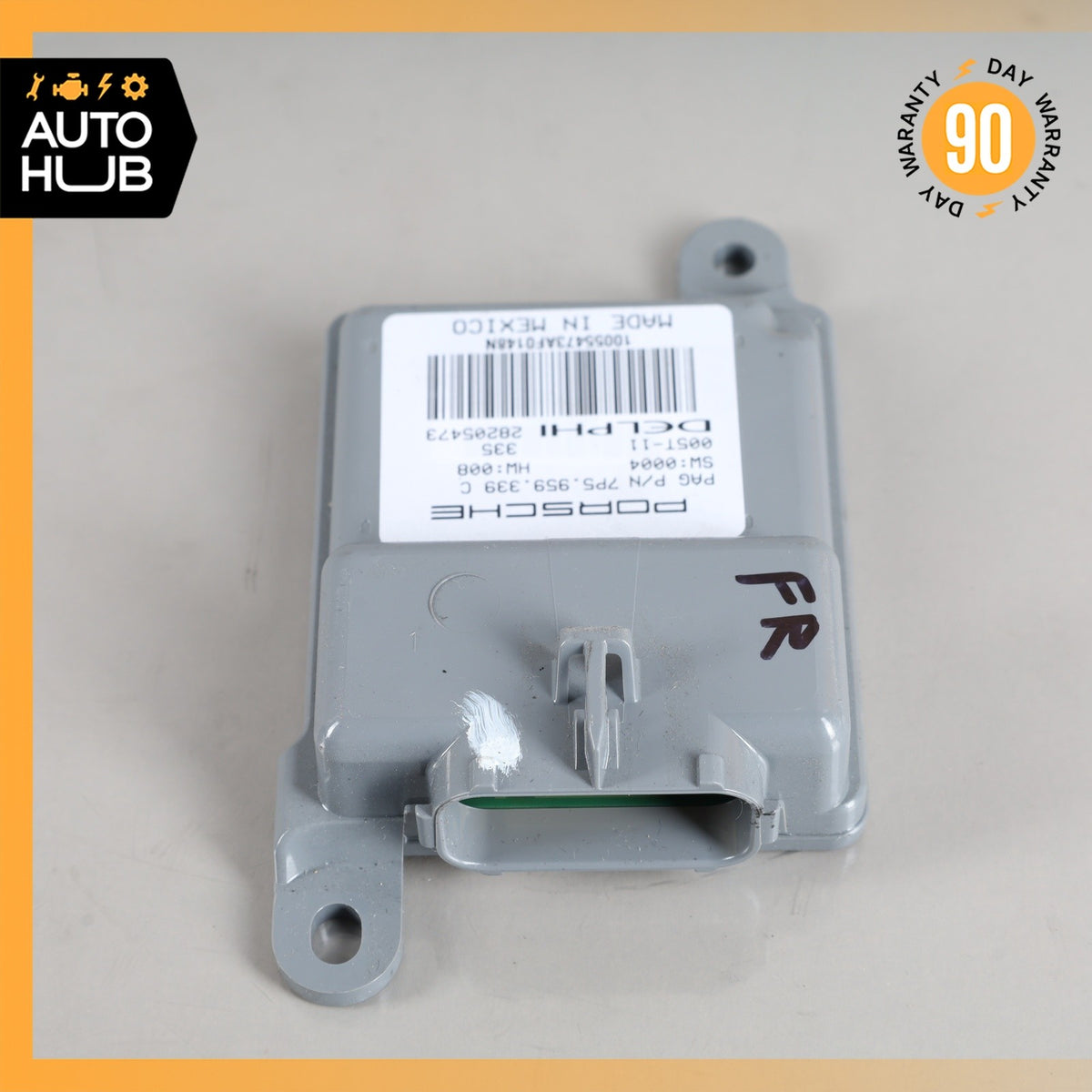 11-18 Porsche Cayenne 958 Hybrid S Front Right Seat Occupancy Module OEM - photo 2