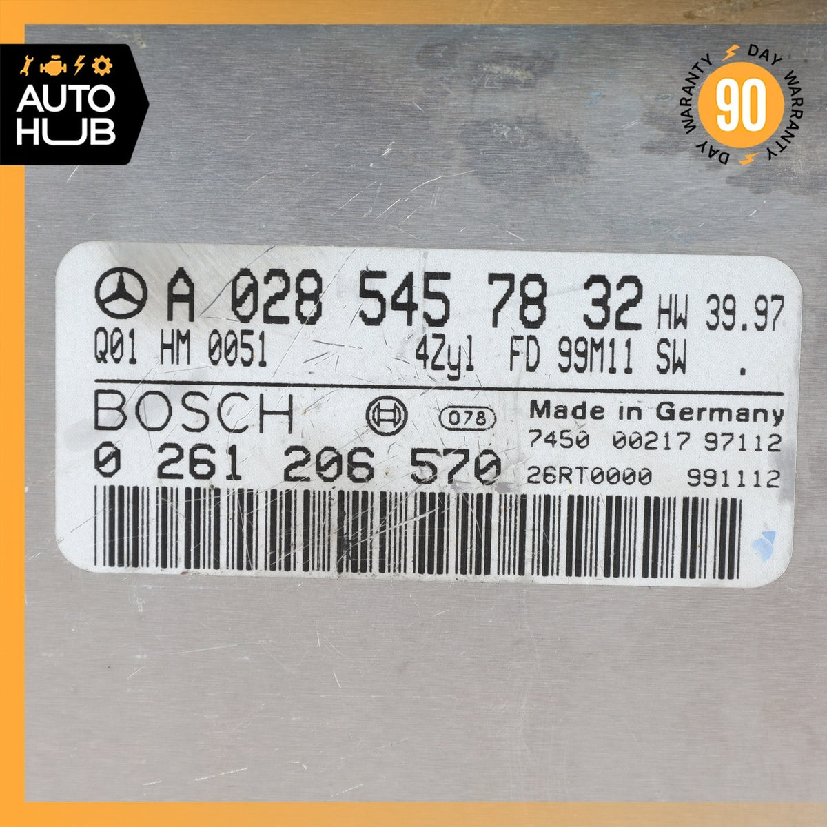 97-00 Mercedes R170 SLK230 Steering Ignition Switch Trunk Door Lock Set OEM 79k - photo 6