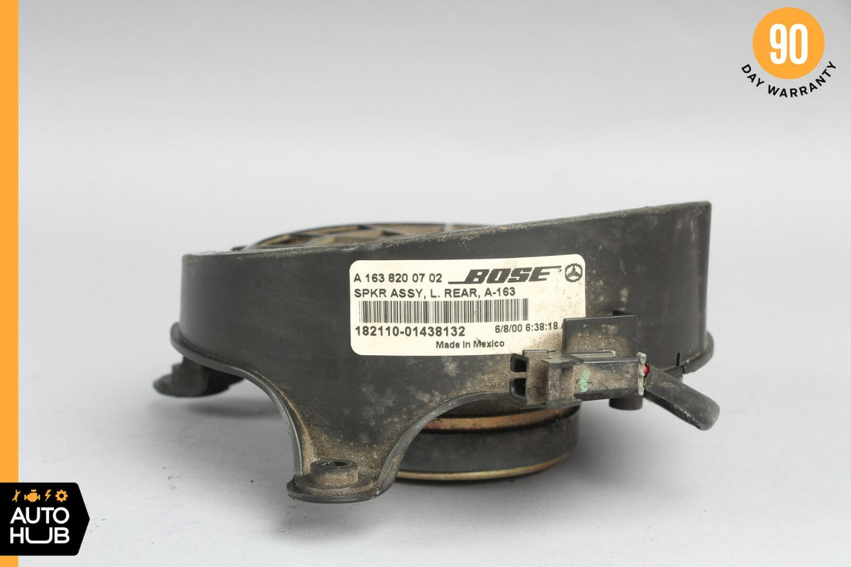 98-01 Mercedes W163 ML320 ML55 Rear Left Driver Side Door Speaker 1638200702 OEM - photo 5