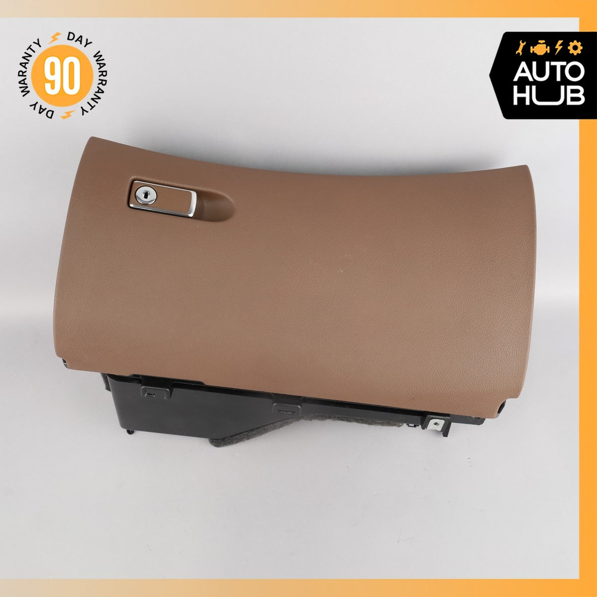 17-20 Mercedes W213 E300 Dash Dashboard Glove Box Compartment Brown OEM - photo 3