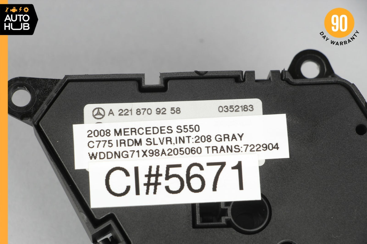07-14 Mercedes W221 S550 CL550 Front Left Driver Seat Control Memory Switch OEM - photo 11