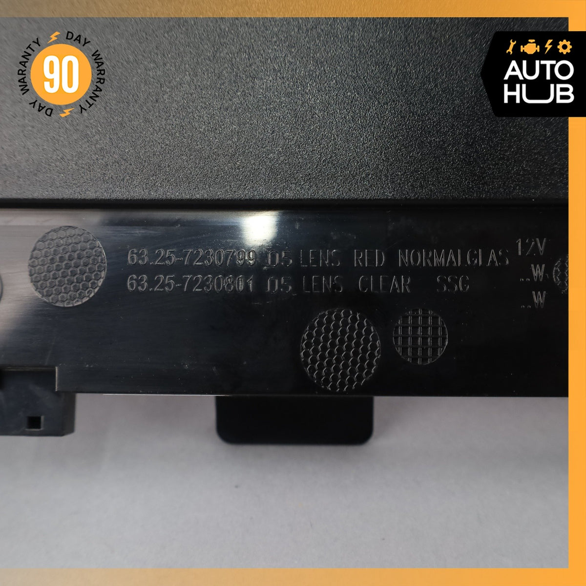 11-16 BMW F10 528i 535i 550i Rear Third Brake Stop Lamp Light w/ Trim OEM - photo 13