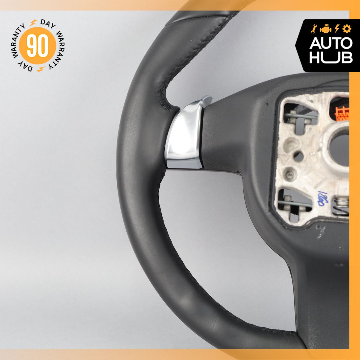 11-16 Porsche Panamera 970 / Cayenne Steering Wheel w/ Paddle Shifters Black OEM - photo 16