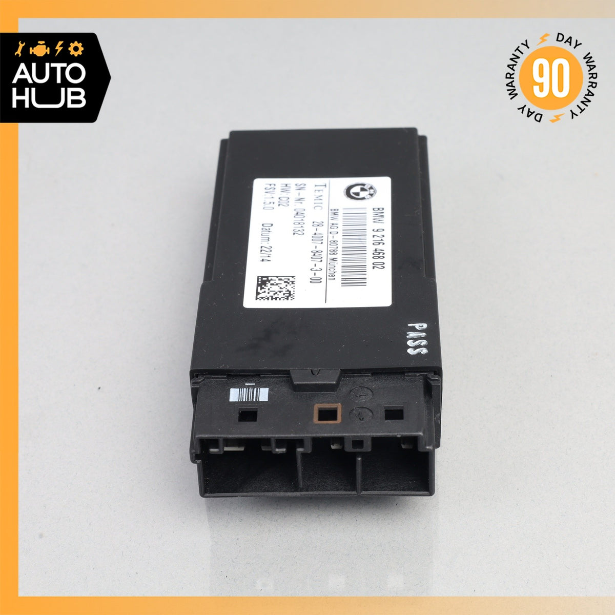 14-21 BMW i3 I01 Seat Heating Control Module 9216468 OEM 58k - photo 3