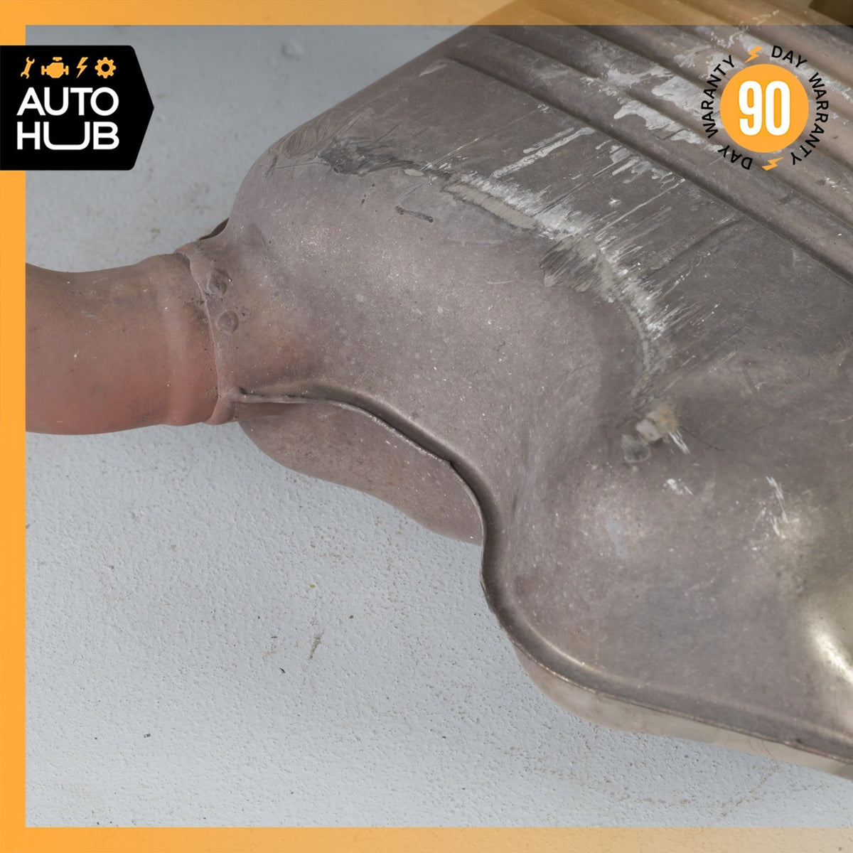 14-17 Mercedes W222 S63 AMG Sedan Exhaust Muffler Left Driver Side OEM 77k - photo 11