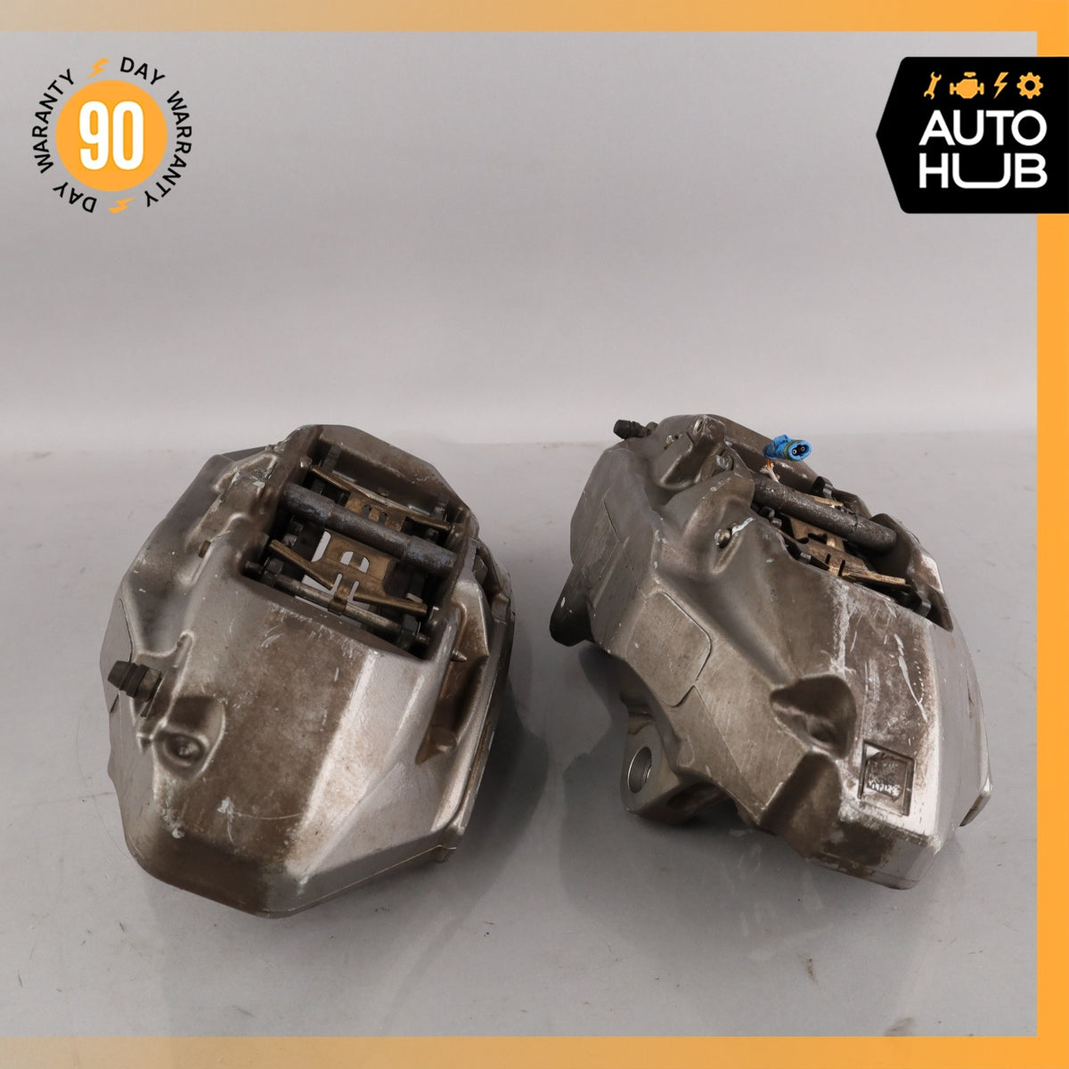 14-21 Mercedes W222 S450 S560 Front Left And Right Brake Calipers Set OEM 44k - photo 10