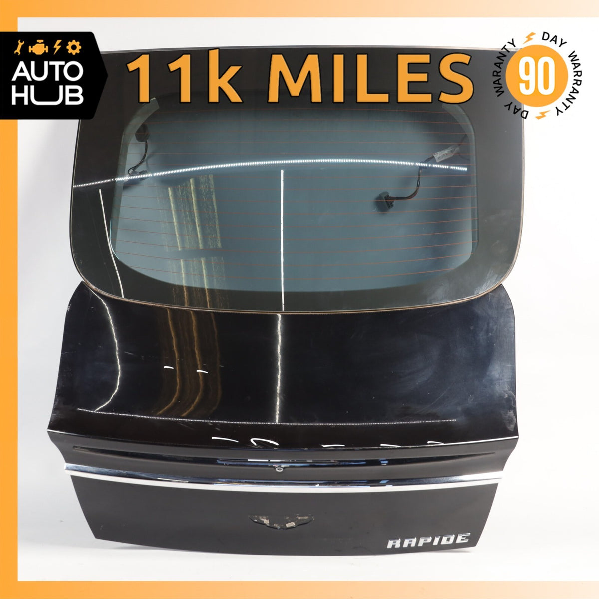10-19 Aston Martin Rapide Trunk Lid Liftgate Tailgate Hatch Shell Black OEM 11k - photo 1
