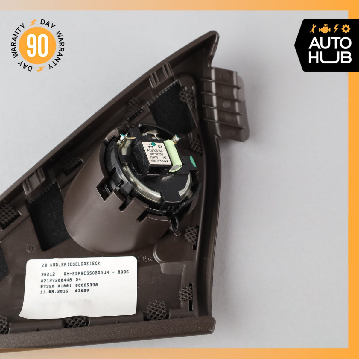 Mercedes W212 E350 E400 Front Right Side Door Panel Tweeter Speaker Cover OEM - photo 7