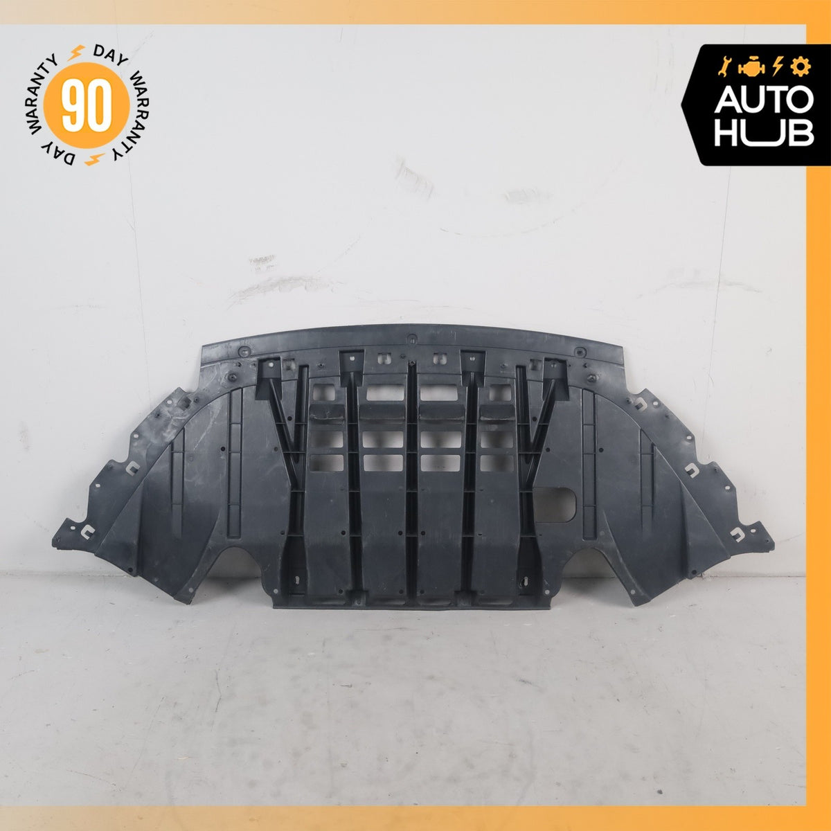Jaguar X152 F-Type R Front Bumper Lower Splash Guard Shield Panel OEM 79k - photo 2