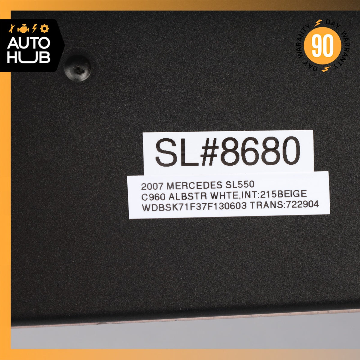 07-08 Mercedes R230 SL550 SL55 AMG ABC Suspension Active Body Control Module OEM - photo 9