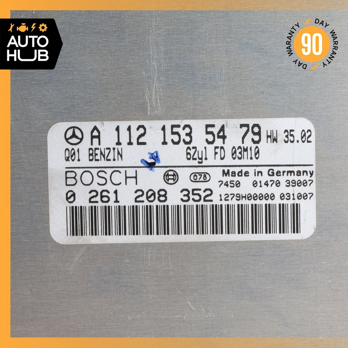 03-05 Mercedes W211 E320 CLK320 ECU Engine Control Module Unit 1121535479 OEM - photo 6