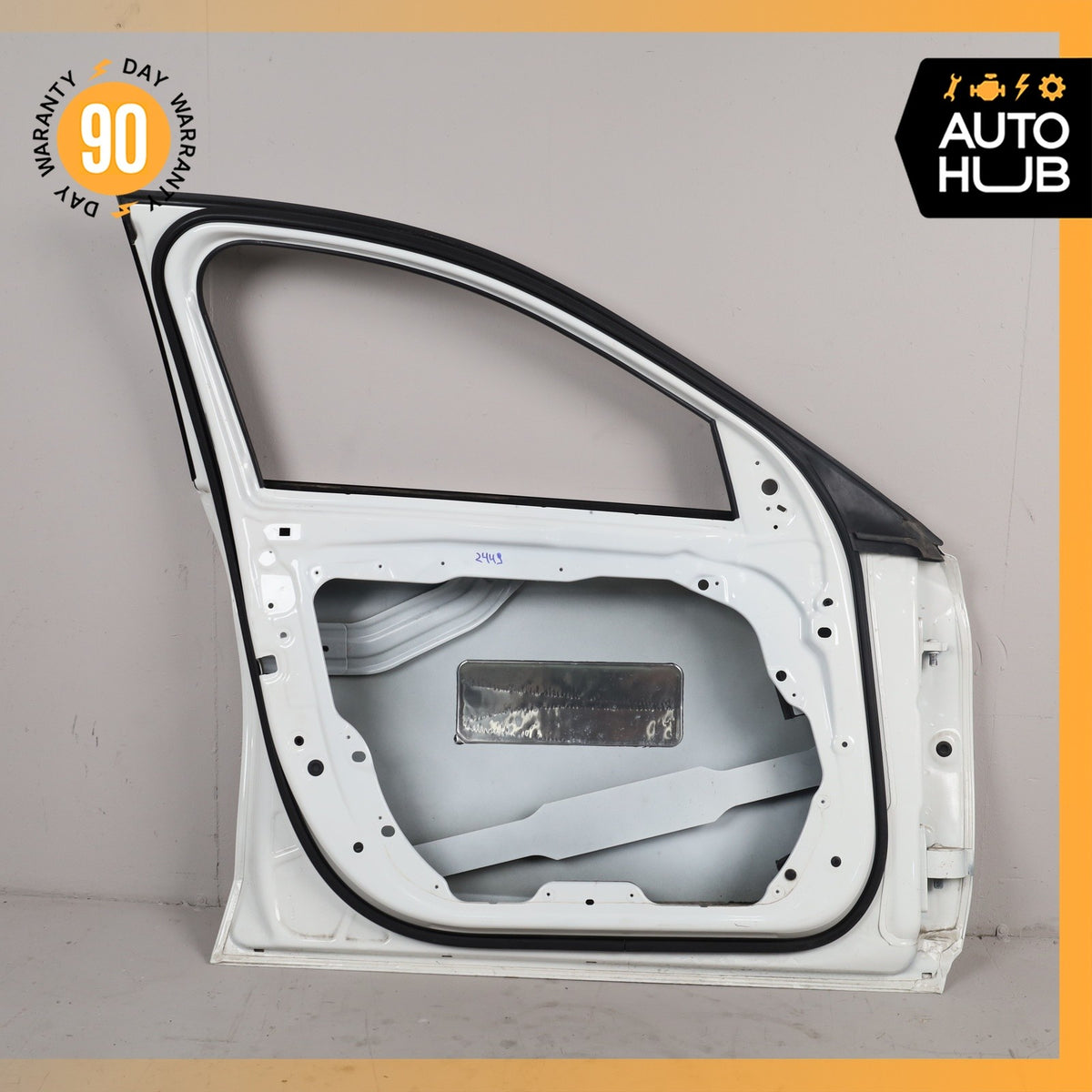 15-21 Mercedes W205 C300 C350e C400 C450 AMG Left Side Door Shell White OEM - photo 12
