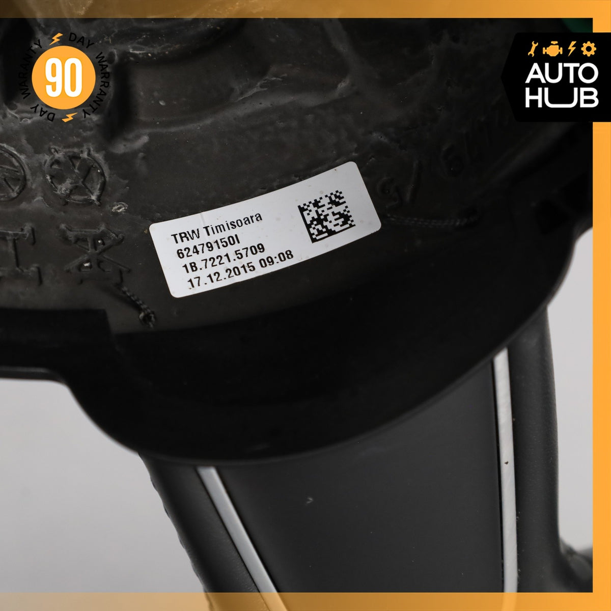 Audi 8R Q5 4-Spoke Steering Wheel w/ Switch Black 8R0419091BD OEM - photo 22