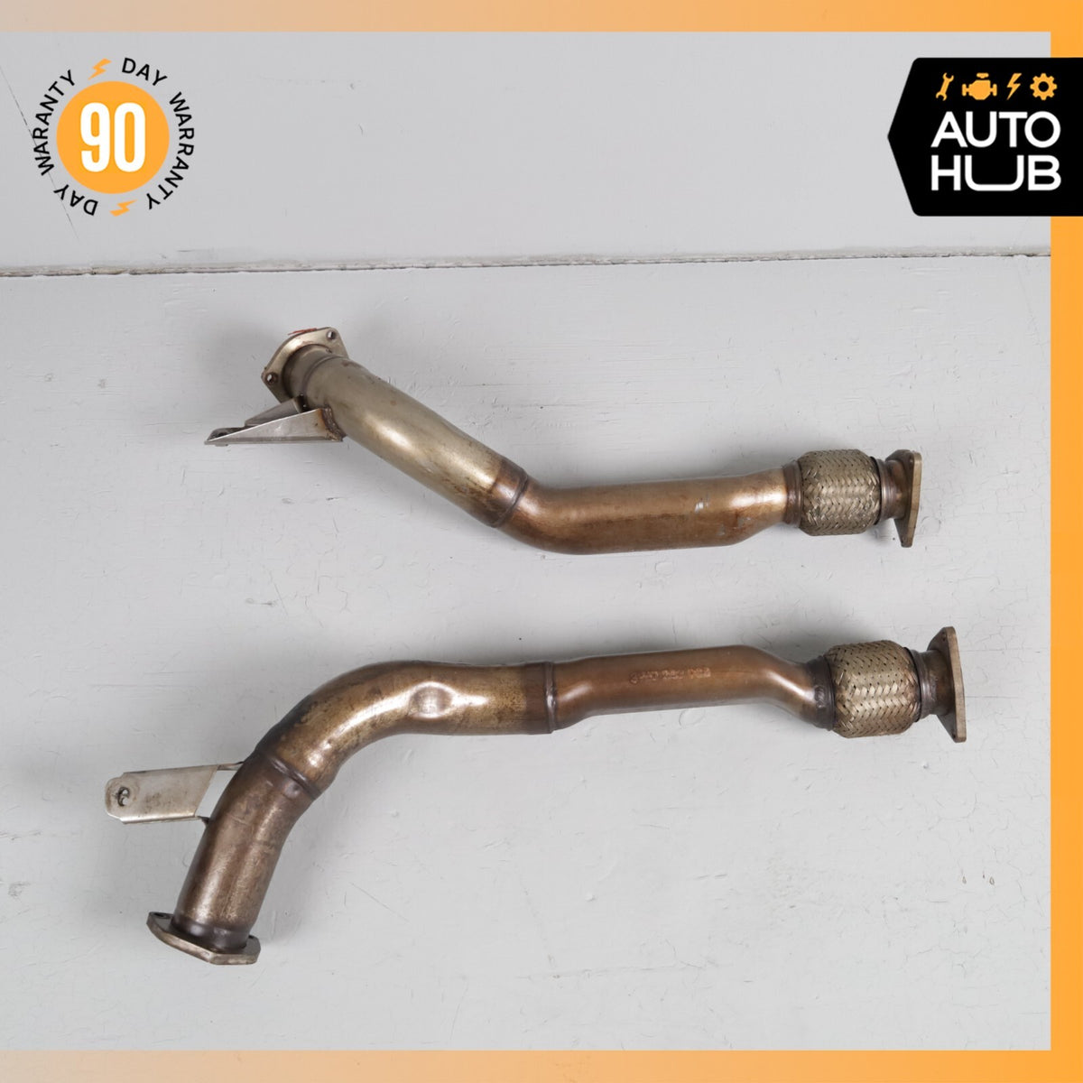Bentley Continental GT 6.0L Exhaust Downpipe Left & Right Side Set OEM 65k - photo 9