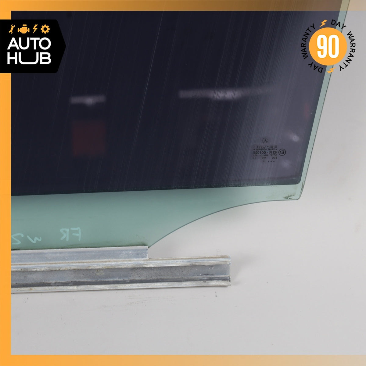 Mercedes W210 E430 E55 AMG Front Right Side Door Window Glass OEM - photo 8