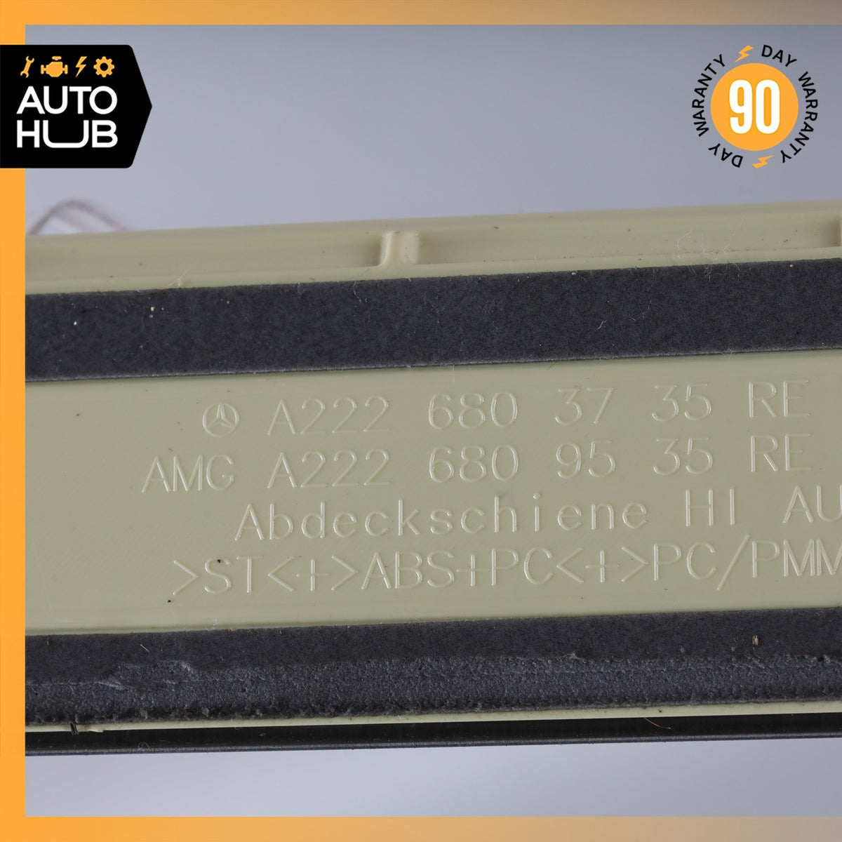 14-20 Mercedes W222 S65 AMG S550 Rear Right Illuminated Door Step Sill Panel OEM - photo 12