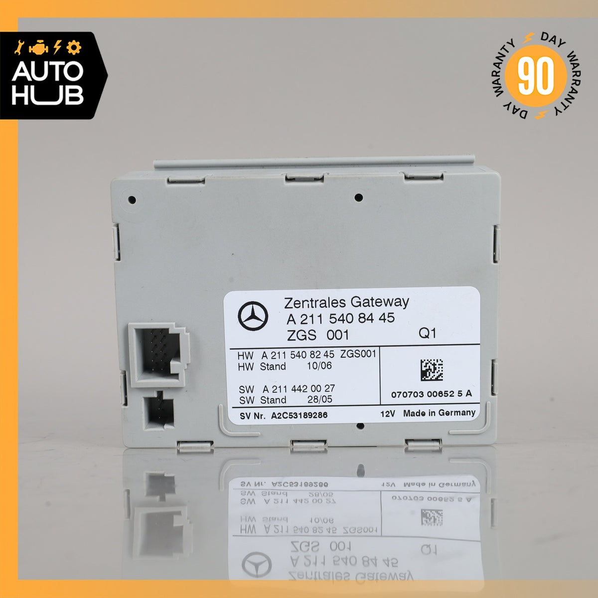 03-11 Mercedes W211 E350 CLS550 Central Gateway Control Module 1715405045 OEM - photo 4