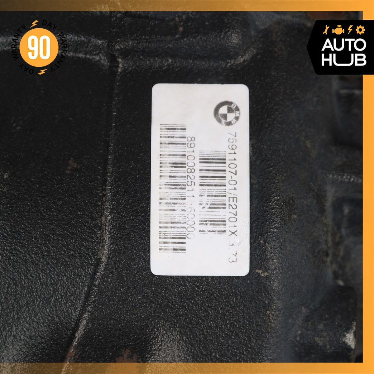 07-13 BMW E88 128i 328i RWD A/T Rear Differential Diff Axle Carrier 3.73 OEM - photo 14