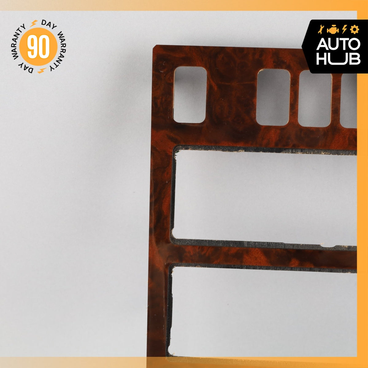96-99 Mercedes W140 CL600 S500 Center Console Trim Bezel Wood OEM - photo 3