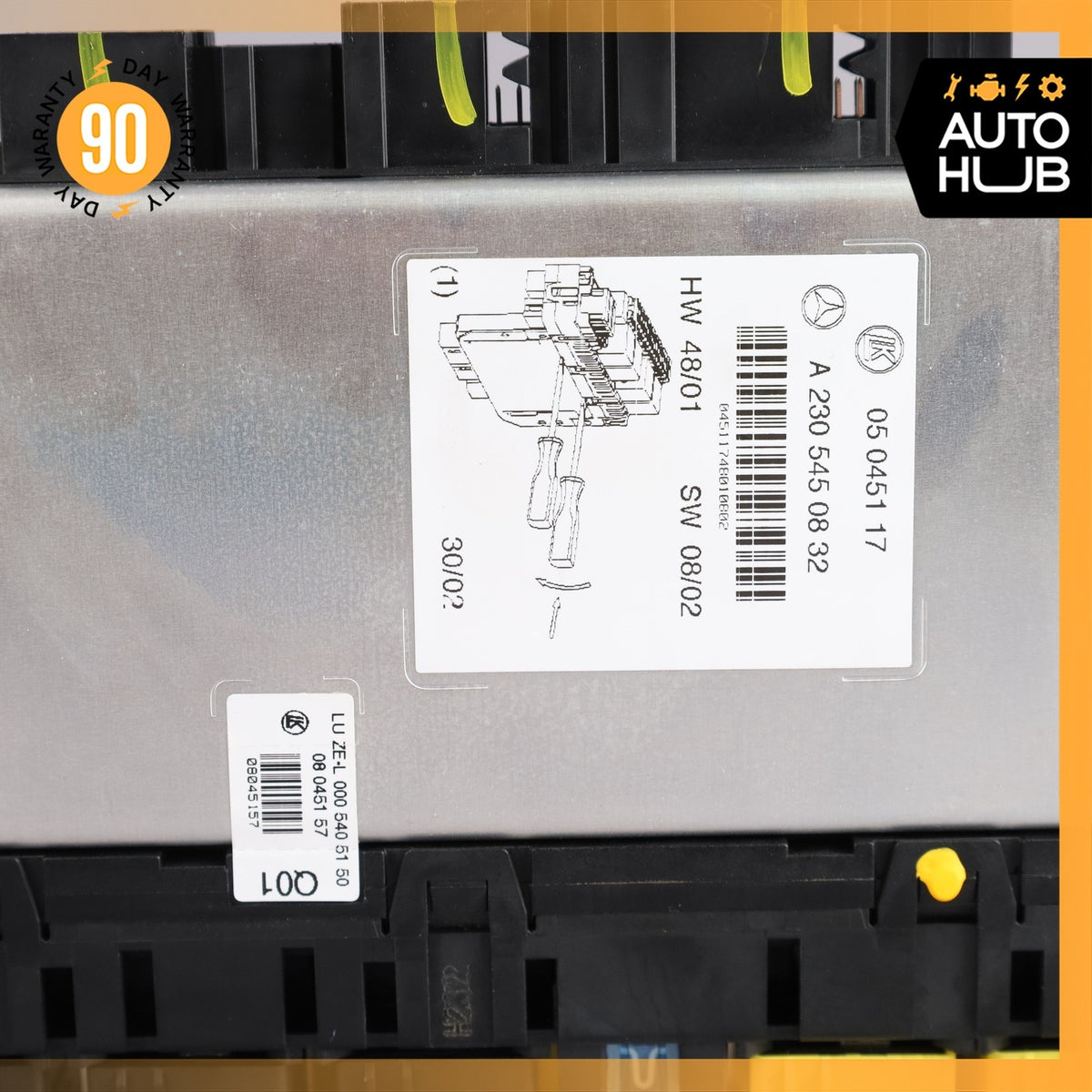 03-12 Mercedes R230 SL500 SL55 AMG Front Left SAM Fuse Box Control Module OEM - photo 11