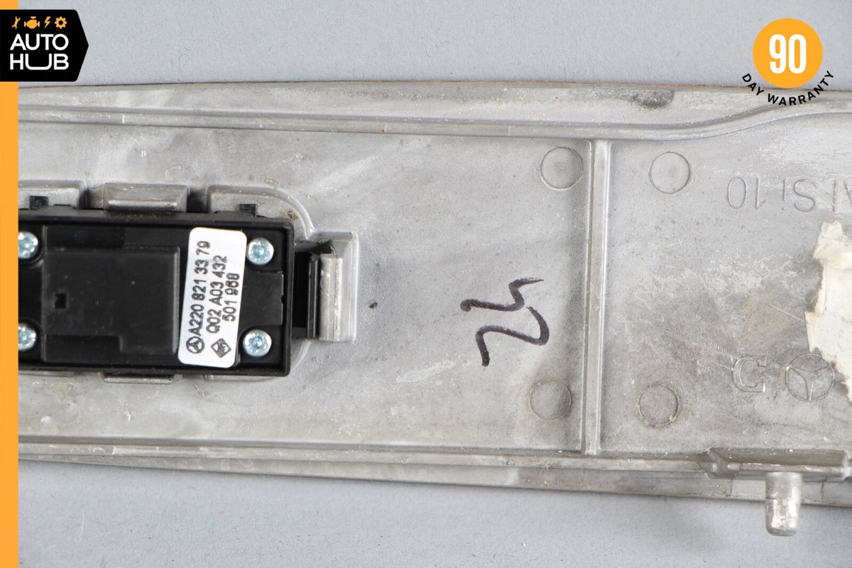 03-06 Mercedes W215 CL55 CL500 Right Door Master Window Switch Bezel Trim OEM - photo 9