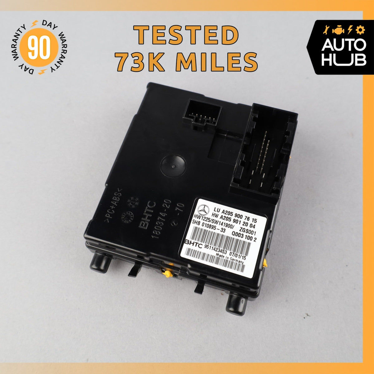 Mercedes W205 C300 AC A/C Heater Control Module 2059007615 OEM - photo 1