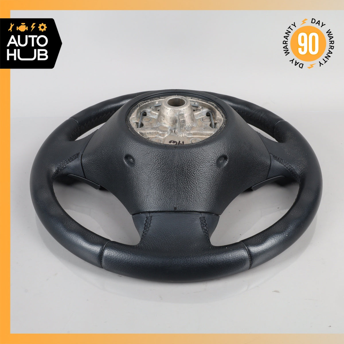 BMW E90 328i Steering Wheel Black w/ Switch 32306764547 OEM 67k - photo 14