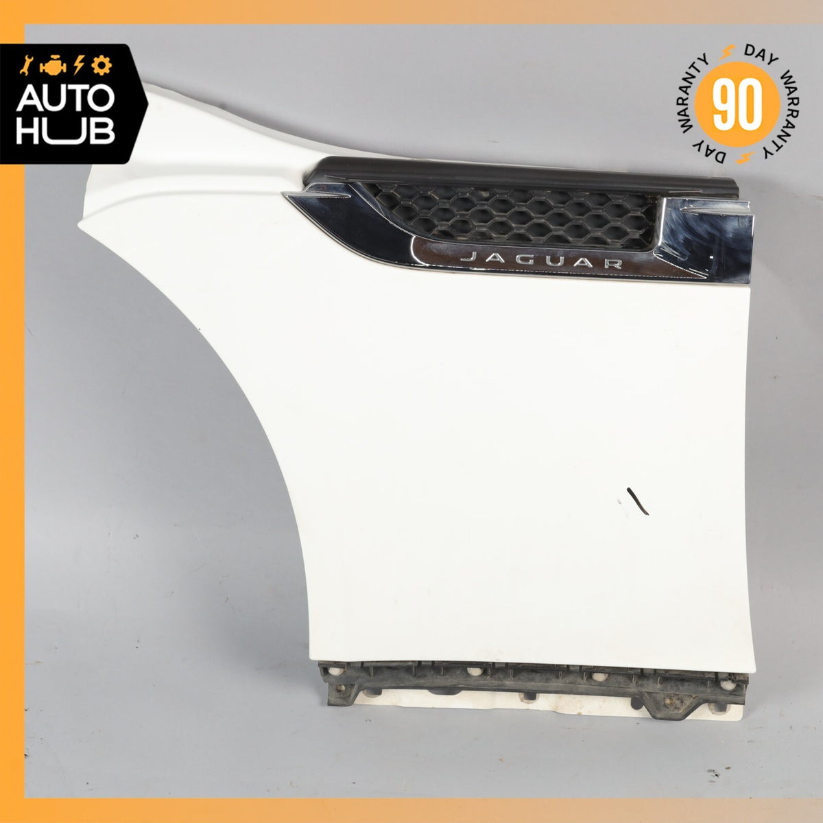 14-24 Jaguar X152 F-Type Front Left Driver Side Fender Wing Panel White OEM - photo 1