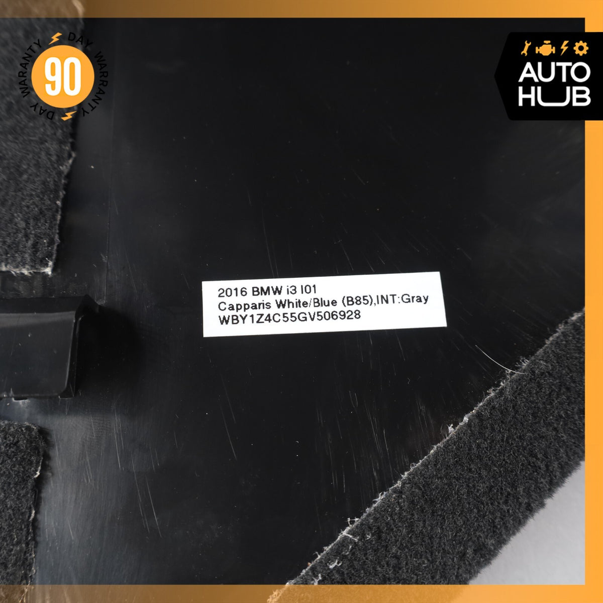 BMW i3 I01 Hybrid Front Dashboard Storage Compartment Lower Cover Panel Trim OEM - photo 7