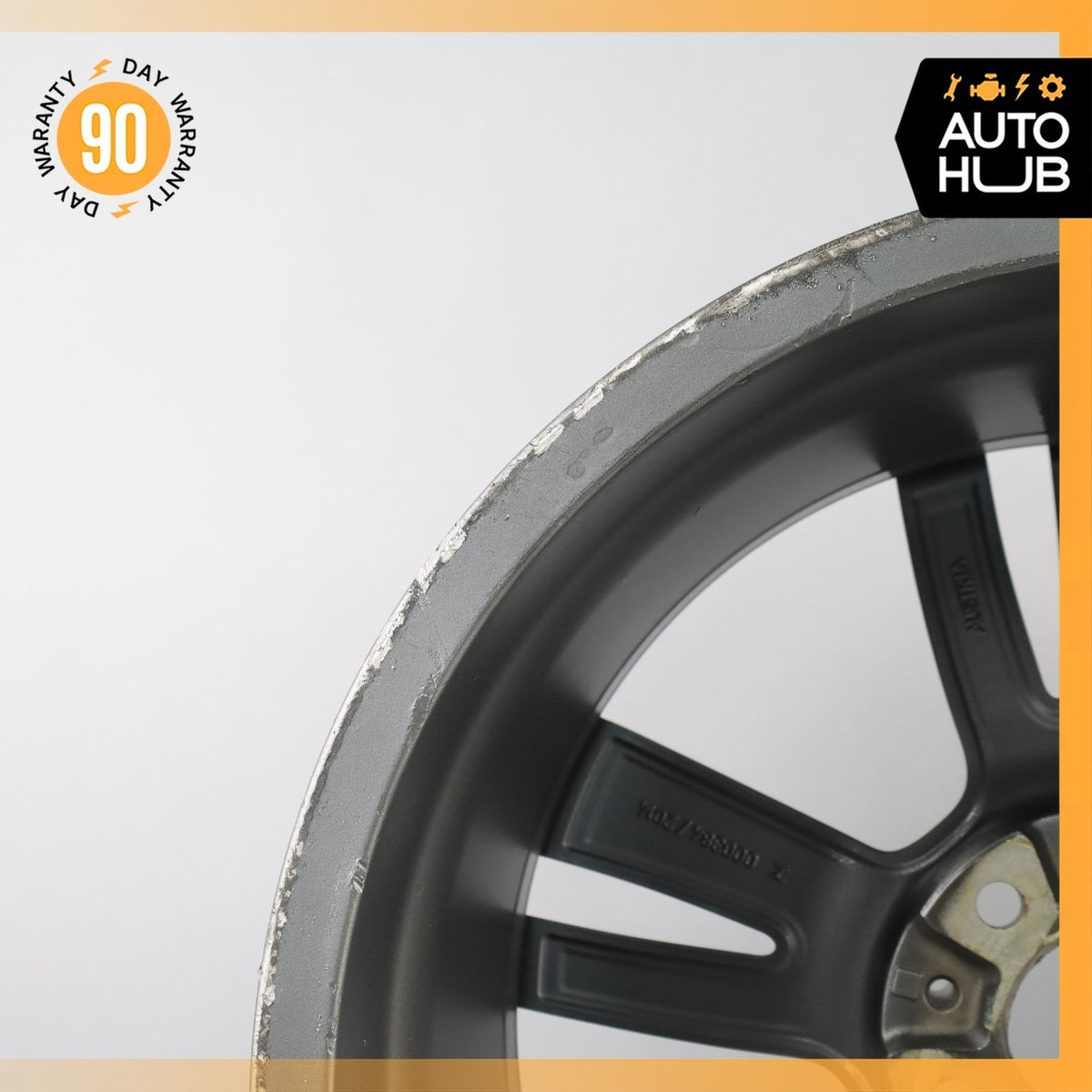 BMW F30 335i 340i 430i 8 x 19 19" Style 442 Front Wheel Rim Polished Gray OEM - photo 9