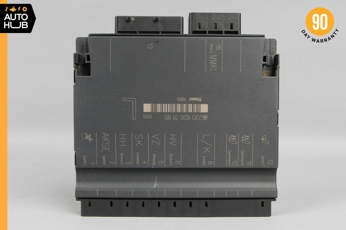 03-06 Mercedes W220 S430 S600 S500 Seat Control Module Front Left 2208203185 OEM - photo 6