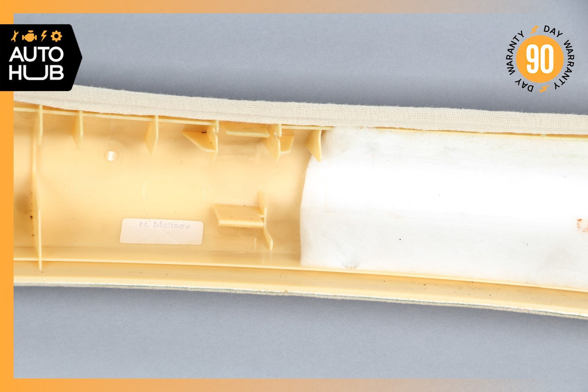 06-11 Mercedes W219 CLS63 CLS55 A Pillar Trim Panel Right Side Suede Beige OEM - photo 8