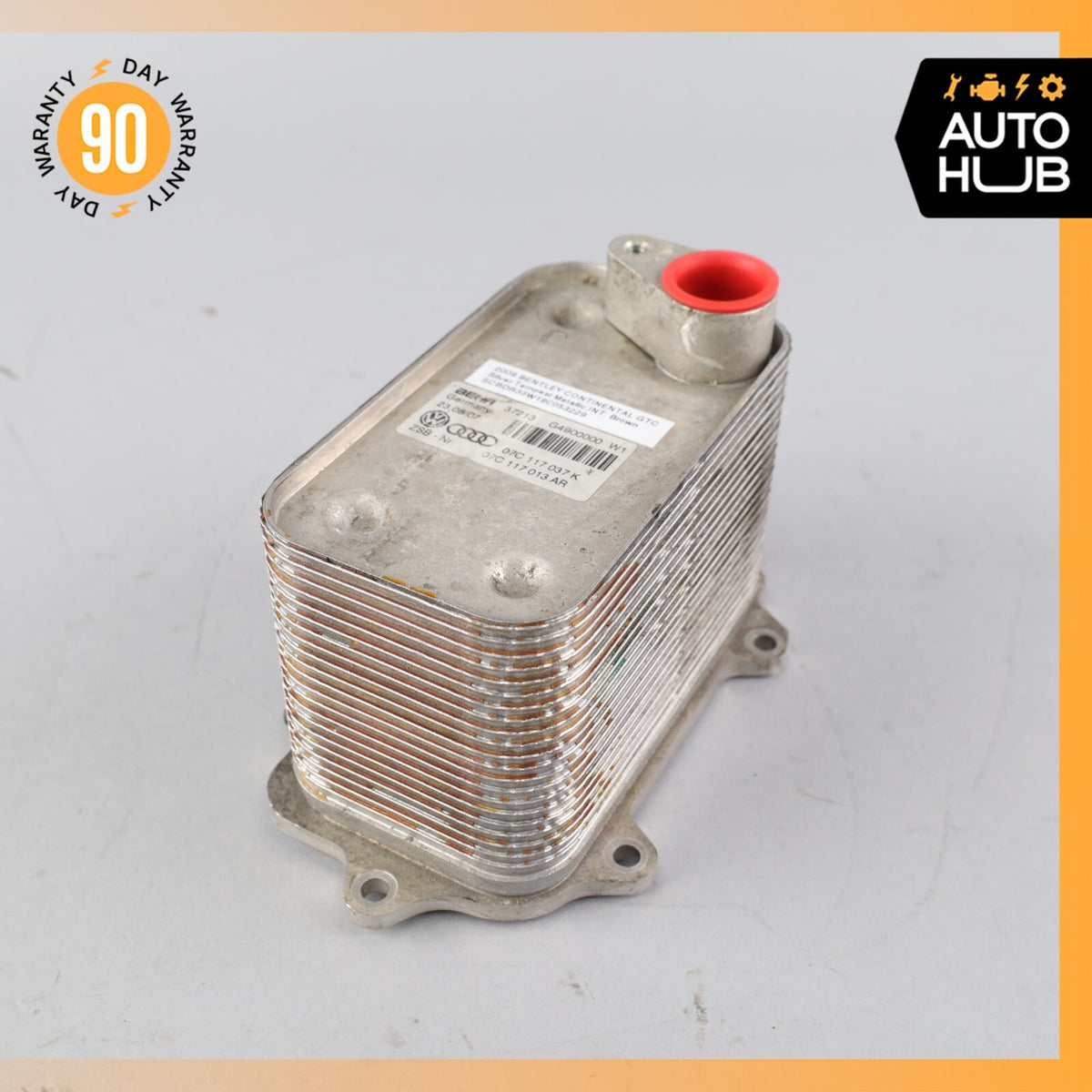 07-18 Bentley Continental GTC GT Flying Spur Oil Cooler Radiator OEM 46k - photo 5