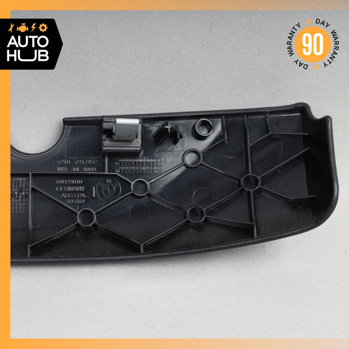 BMW G12 740Li Front Right Passenger Seat Center Rail Track Cover Panel Trim OEM - photo 8
