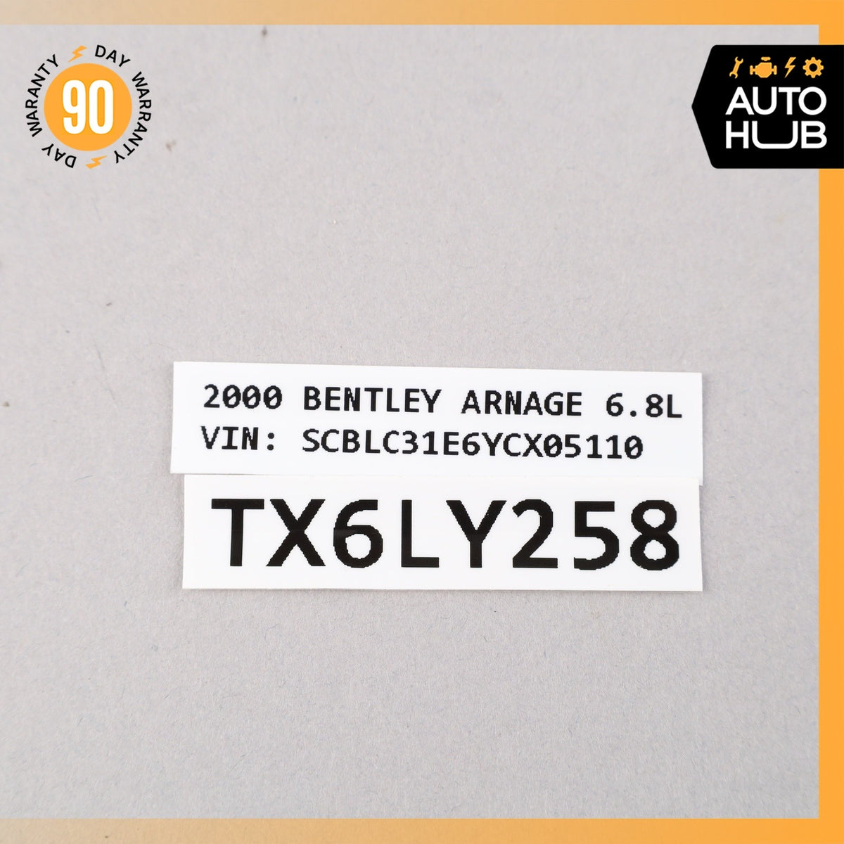 00-02 Bentley Arnage Wheel Center Hub Cap Cover OEM 30k - photo 12