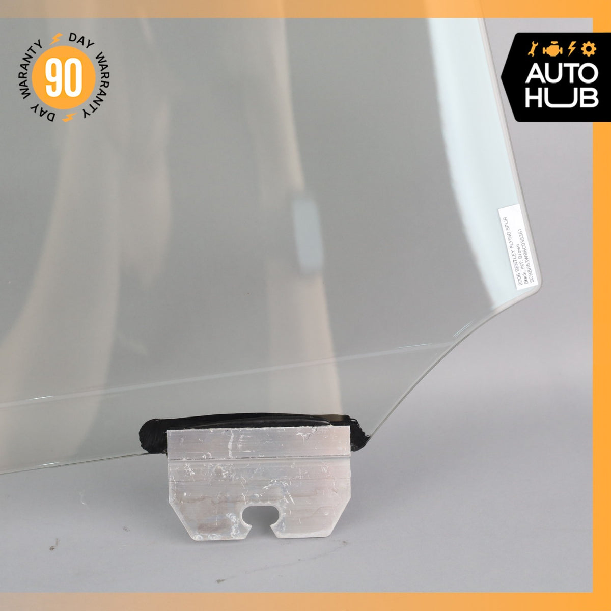06-13 Bentley Continental Flying Spur Rear Left Side Door Window Glass OEM 39k - photo 17