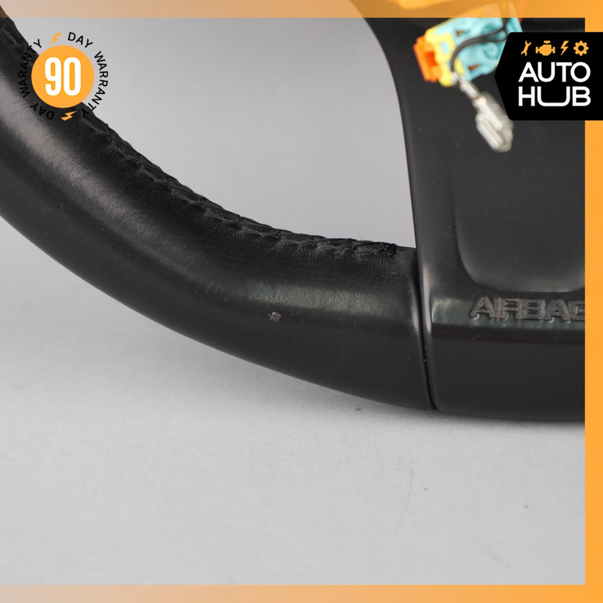 11-14 Porsche Cayenne 958 GTS Steering Wheel w/ Paddle Shifters Black OEM 82k - photo 12