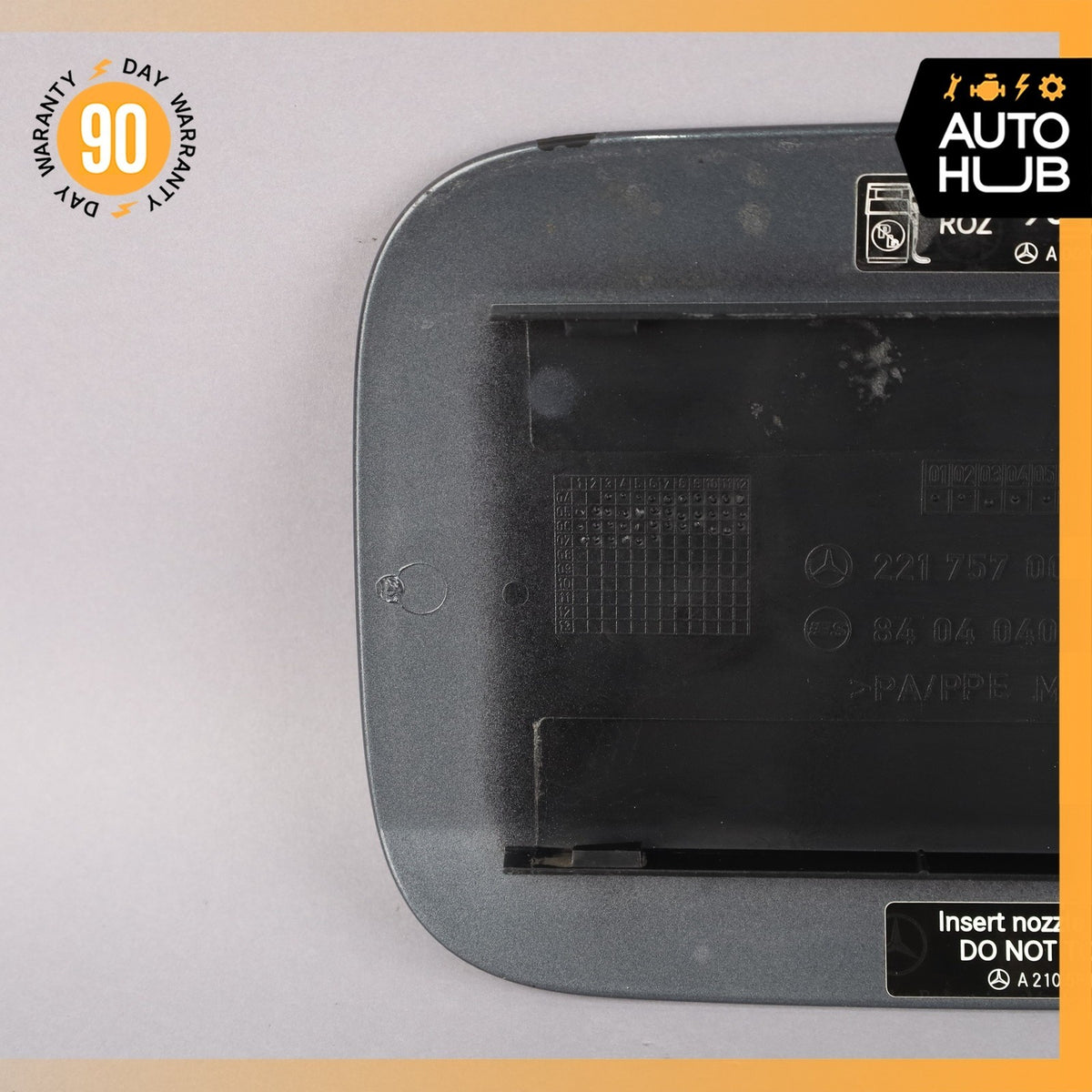 07-13 Mercedes W221 S550 S400 S63 AMG Fuel Door Lid Gas Tank Cover OEM - photo 5