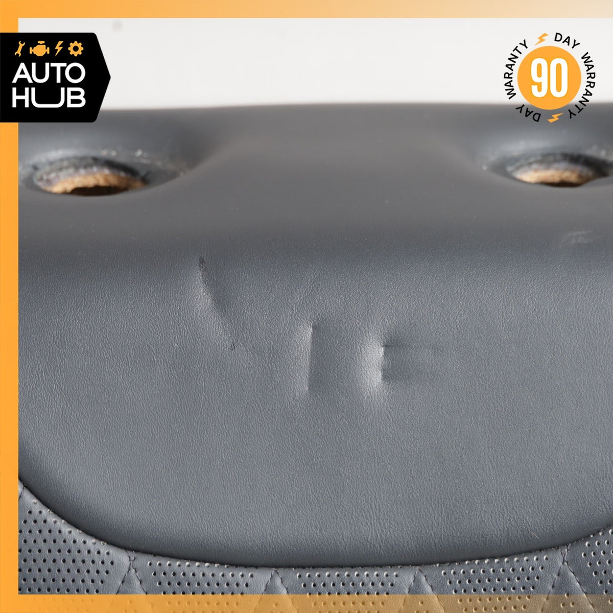 Mercedes W222 S550e S600 Front Left Seat Upper Back Cushion Exclusive Black OEM - photo 6