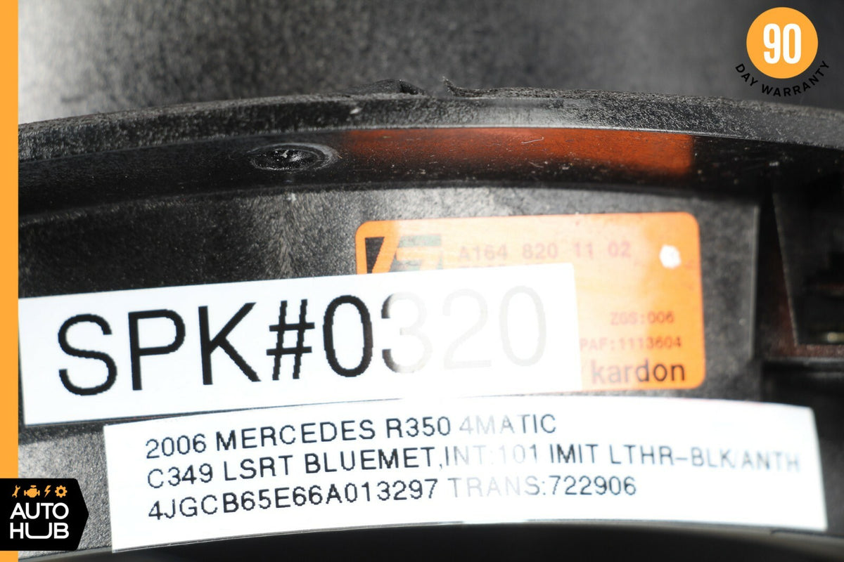 06-09 Mercedes W251 R350 ML350 Audio Sound Speaker Rear Left or Right OEM - photo 8