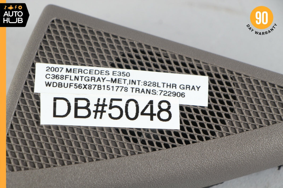07-09 Mercedes W211 E350 E320 Tweeter Speaker Cover Left Driver Side Gray OEM - photo 10