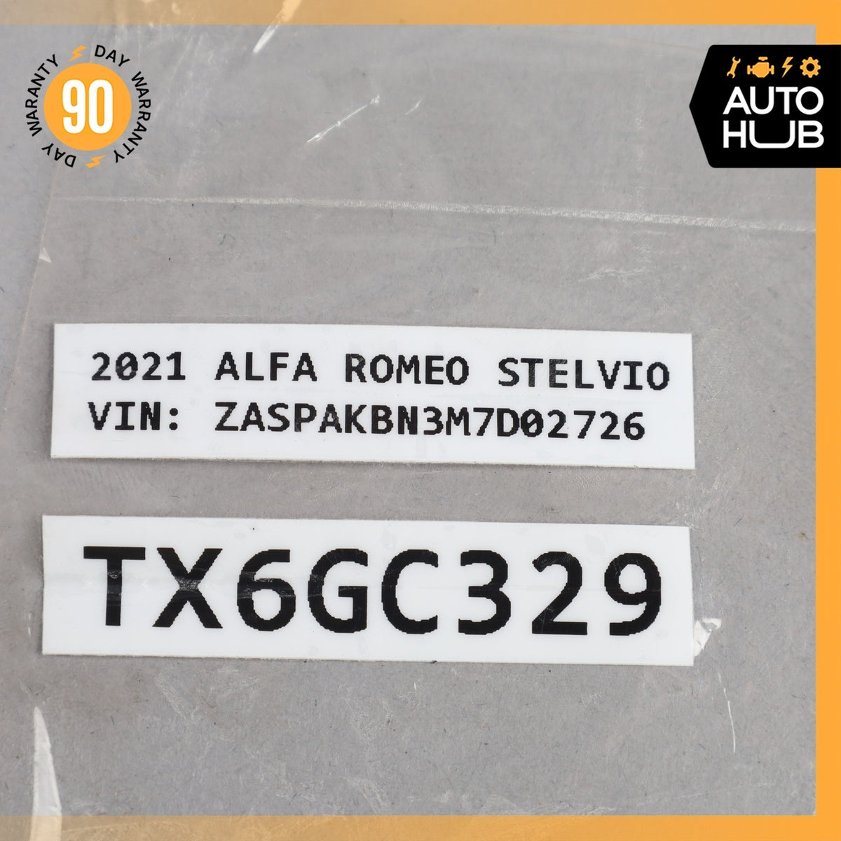 17-26 Alfa Romeo 949 Stelvio Roof Curtain Air Bag Left Side 00505353440 OEM 50k - photo 16