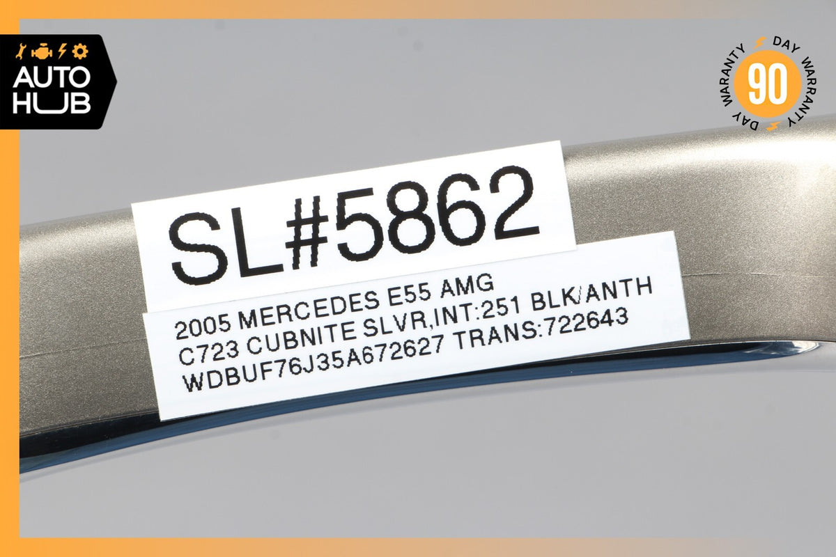 03-06 Mercedes W211 E55 AMG E320 E350 Rear Left Side Exterior Door Handle OEM - photo 12