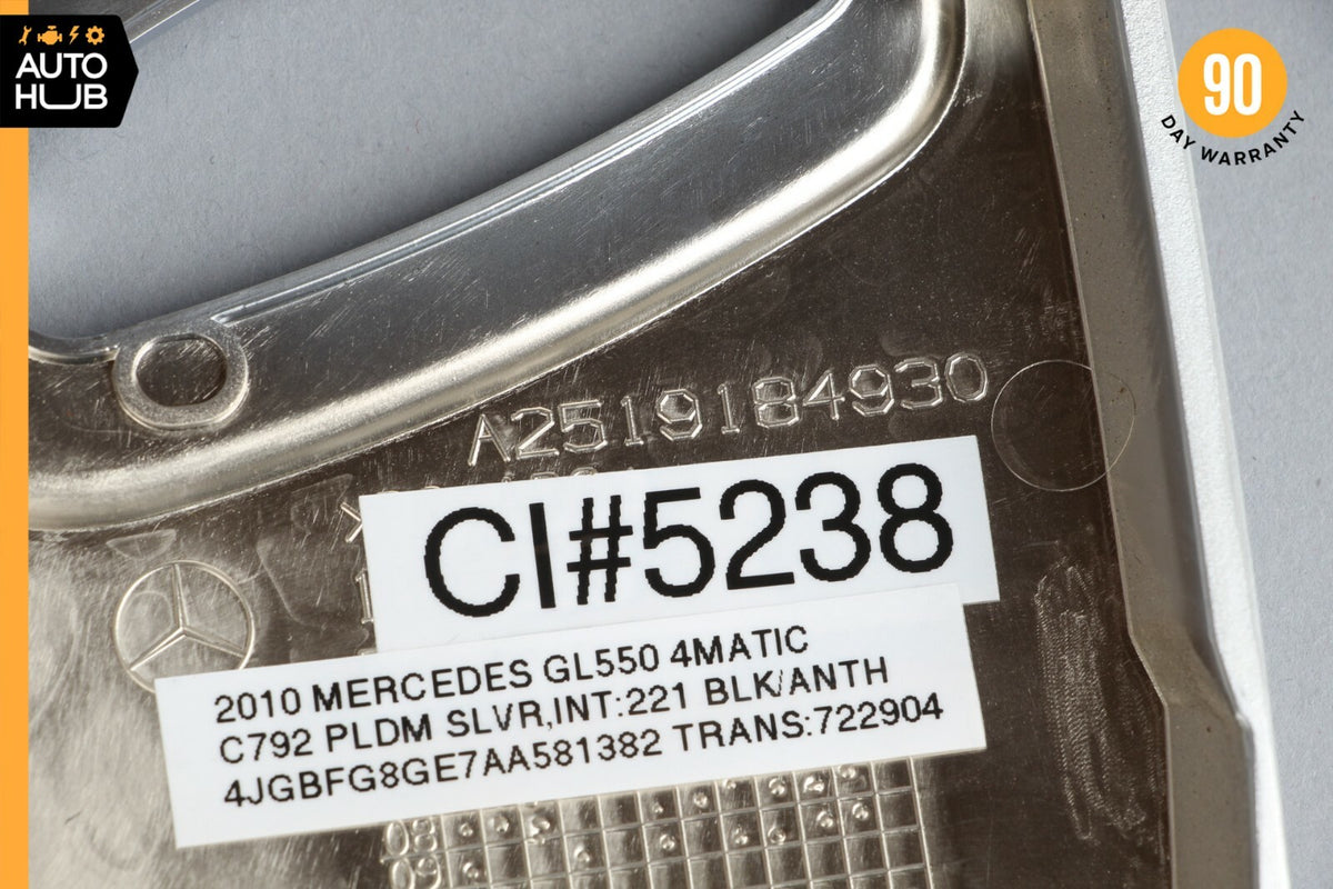 06-13 Mercedes X164 GL550 R350 Seat Control Switch Trim Front Left Side OEM - photo 8