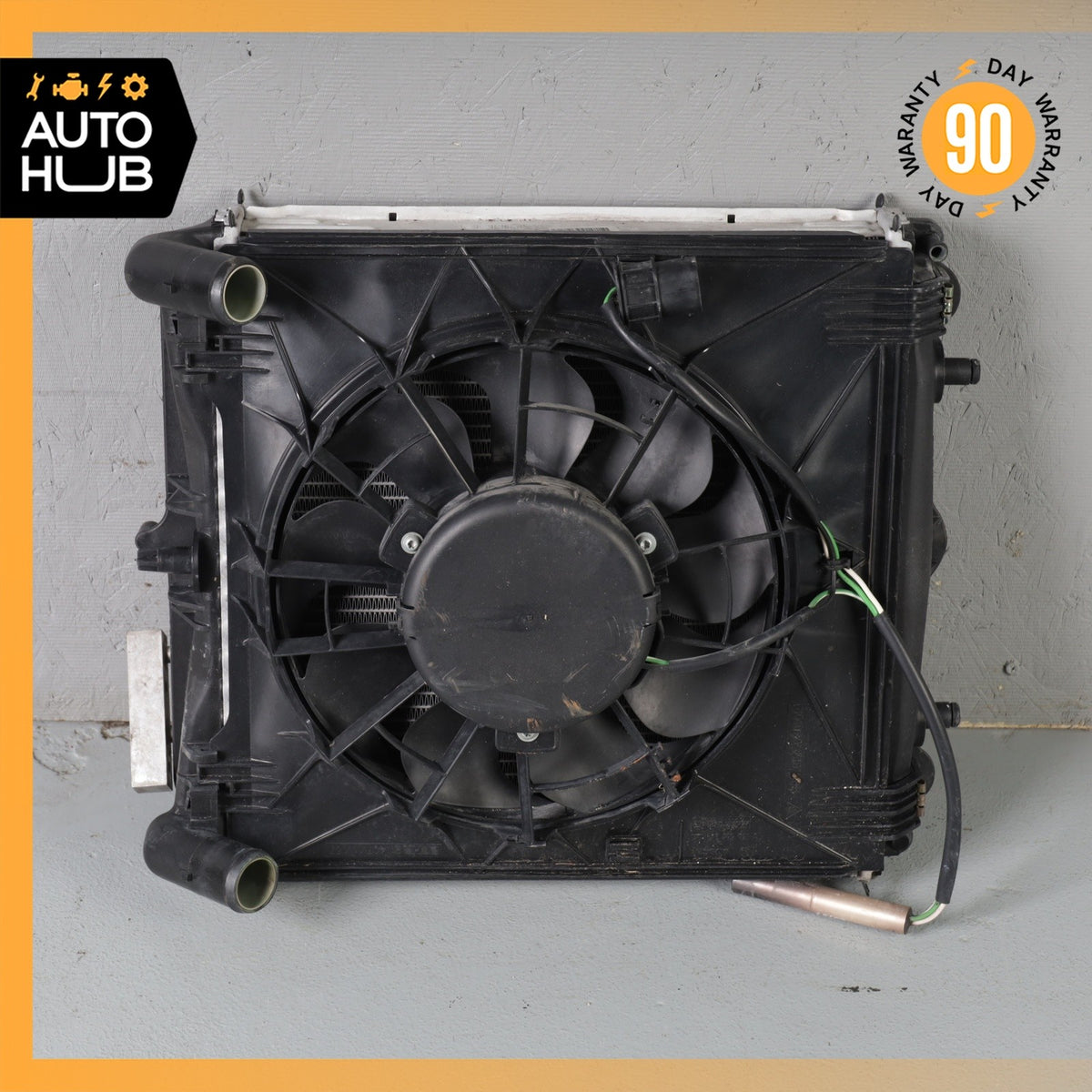 99-04 Porsche Boxster 986 Right Engine Radiator Condenser Cooling Fan OEM 61k - photo 2