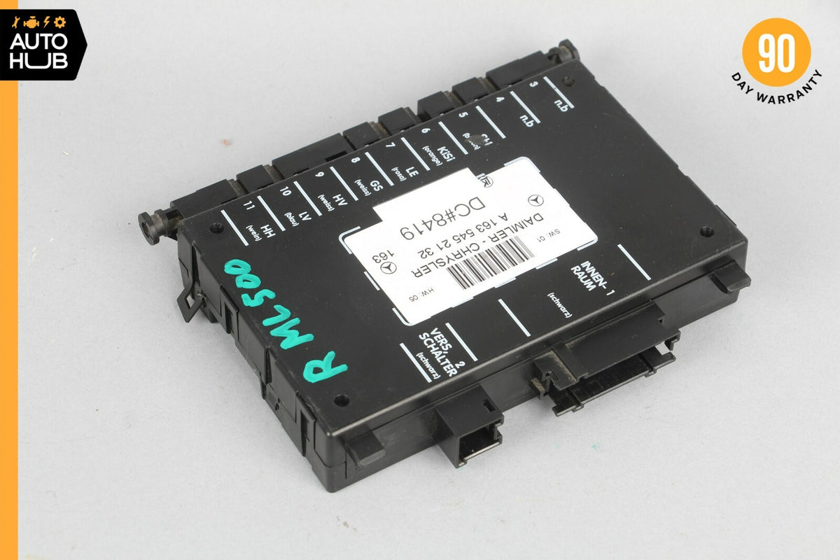 98-05 Mercedes W163 ML500 ML320 Seat Control Module Front Left Or Right OEM - photo 4