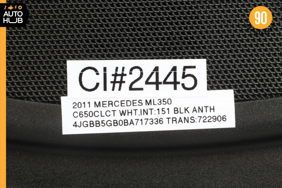 06-12 Mercedes W164 ML350 GL320 Speaker Door Mirror Cover Front Left Side OEM - photo 9