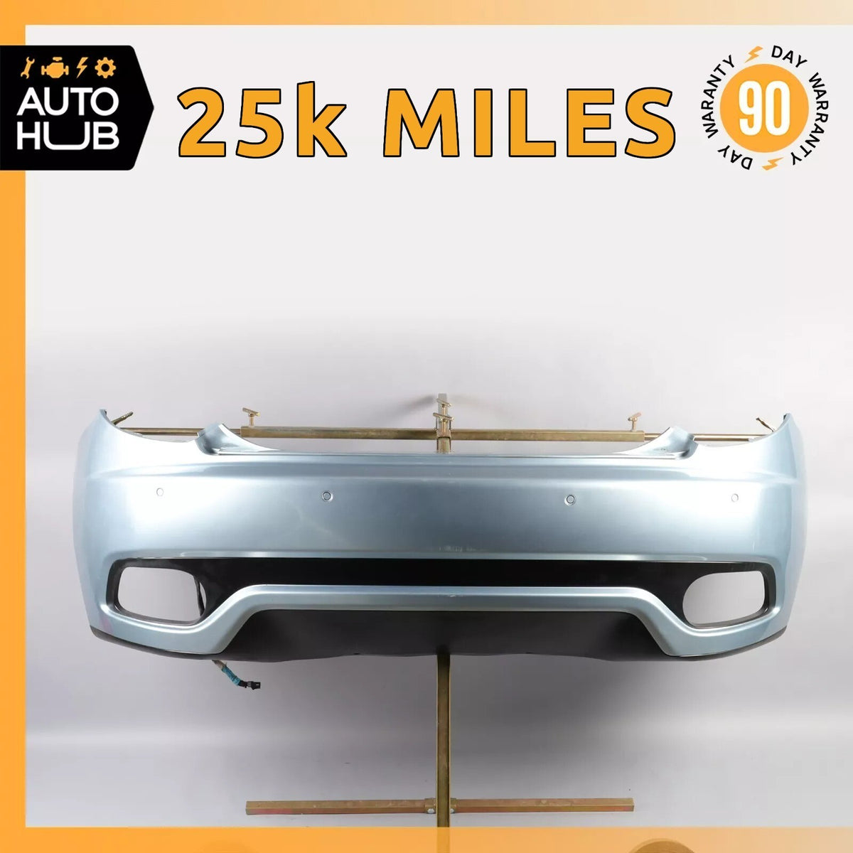 08-19 Maserati GranTurismo GranCabrio S M145 Rear Bumper Cover Assembly OEM 25k - photo 1