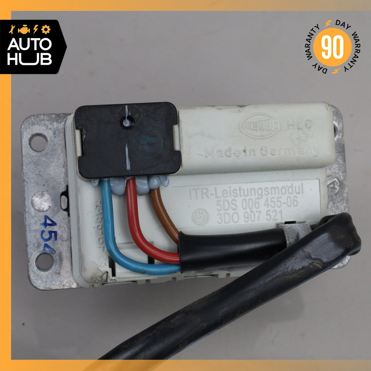 03-17 Bentley Continental GT GTC AC A/C Heater Blower Fan Resistor OEM 87k - photo 7